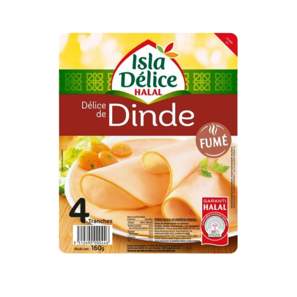 Isla délice dinde fumé