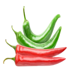 Piment Vert/Rouge