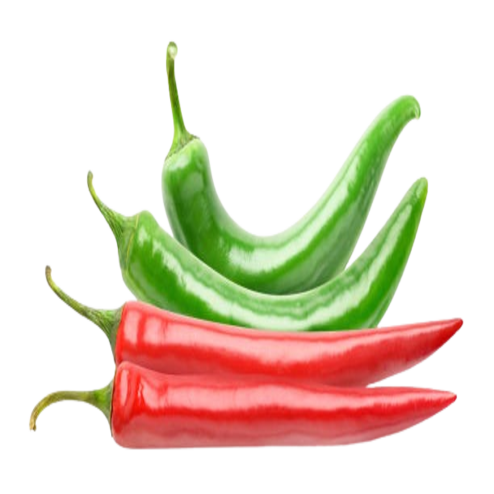 Piment Vert/Rouge