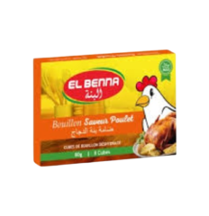 El Benna Bouillon Poulet Plaquette 80g