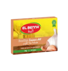 El Benna Bouillon Ail Plaquette 80g