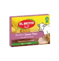 El Benna Bouillon Veau Plaquette 80g