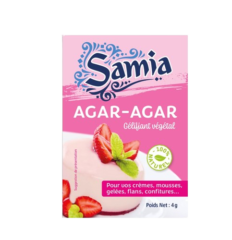 agar agar samia gélifiant végétal 4g
