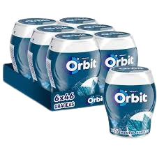 ORBIT MENTOL FUERTE BOTE