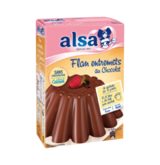 Alsa flan sucré chocolat 45g