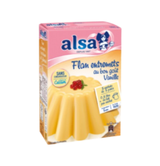 Alsa flan sucré vanille 45g