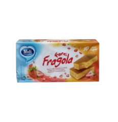 MIDI MINI GÉNOISES FRAISE FRAGOLA X 10 280G