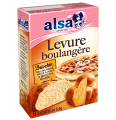 Alsa levure du boulanger 5 sachets de 5,5g