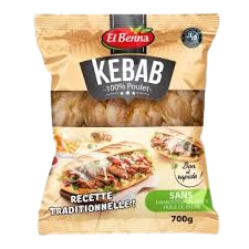 Kebab de Poulet Halal 700gr - EL BENNA