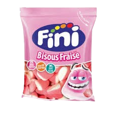 BISOUS FRAISE  SUCRÉS 90G  FINI