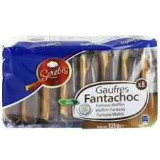 Gaufres chocolat fantachoc 325g - 12 paquets