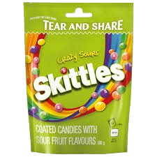 SKITTLES CRAZY SOURS 152G