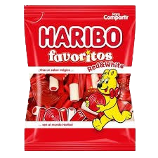 HARIBO FAVORITO RED&WHITE 150G