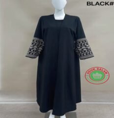 Abaya kimono noir