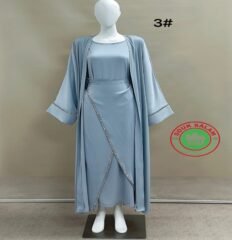 Abaya Robe Bleu Ciel
