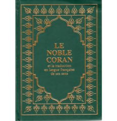 le noble coran bilingue arabe-français VERT