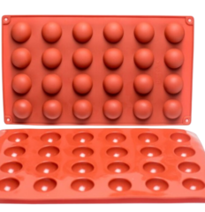 Moule silicone 24 demi sphères
