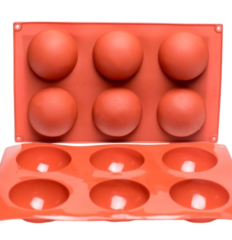 Moule silicone 6 demi sphère