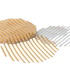Tulles Rayures Doré et argent