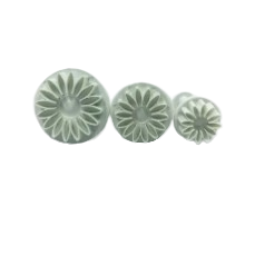 Lot de 3 emporte pièces piston Sunflower