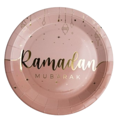 Assiettes Ramadan Mubarak