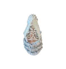 Caissettes Oriental Goutte Argent x40