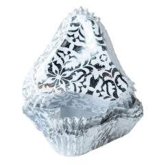 Caissettes Oriental Triangle Argent x40