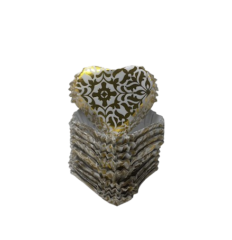 Caissettes Oriental Coeur Or x40