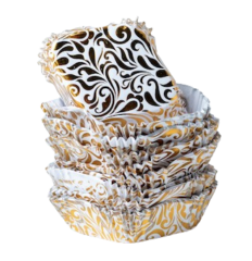 Caissettes Oriental Losange Or x40