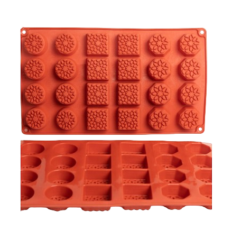 Moule silicone 24 Arabesque mix