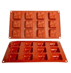 Moule silicone 12 coussin carré