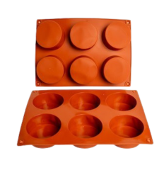 Moule en silicone 6 ronds