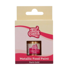 Peinture Alimentaire Or foncé Funcakes
