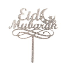 Cake topper Aid Moubarak Argent Signature