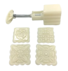 Mooncake 4 motifs Carré petits ou moule makrout a piston