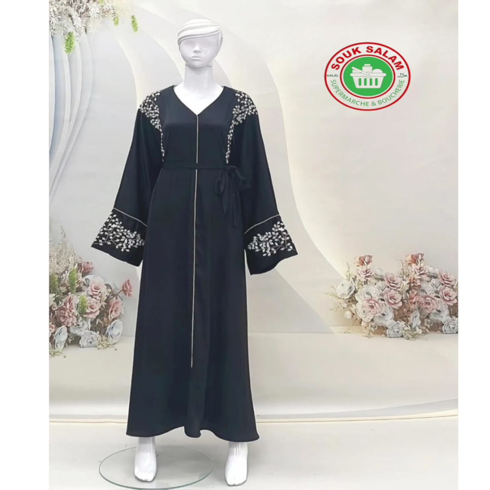 Abaya noire pour femme