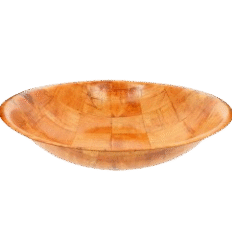 Grand plat creux en bois (50 cm)