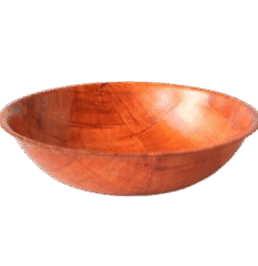 Petit plat creux en bois (20 cm)