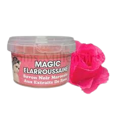 Savon Noir Bio à la rose 250 g