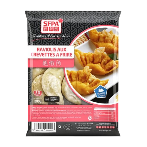 Raviolis crevettes à frire surgelés 500g SFPA