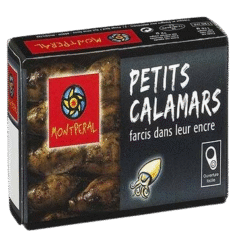 Chipirones farcis à l'huile de tournesol - Montperal -115g