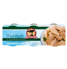 Thon à l´huile de tournesol 240g (3x80g)