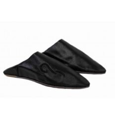 Babouche marocaine homme - Noir