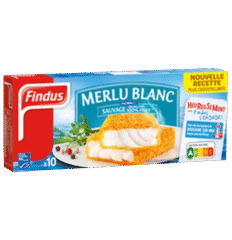 Panés de merlu blanc, Findus (x 10, 510 g)