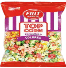 Top Corn Pop-corn sucré couleur 80g FRIT RAVICH