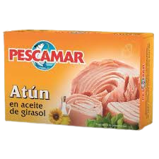 Atún en aceite de girasol PESCAMAR 220g