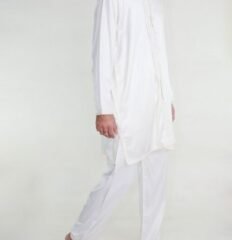 Jabador homme 2 Pièces - Blanc cassé et broderie