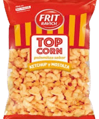 Pop-corn saveur ketchup et moutarde TOP-CORN | FRIT RAVICH