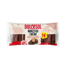 Dulcesol Bras fourrés au cacao au goût de truffe