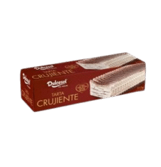 Dulcesol croustillant à la crème avec de fines paillettes de chocolat